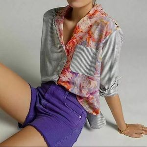 Maeve by Anthropologie Clarissa Button Down